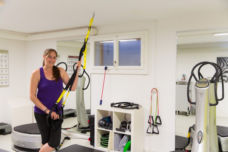 TRX Suspension Training Setup im power-vibes Studio